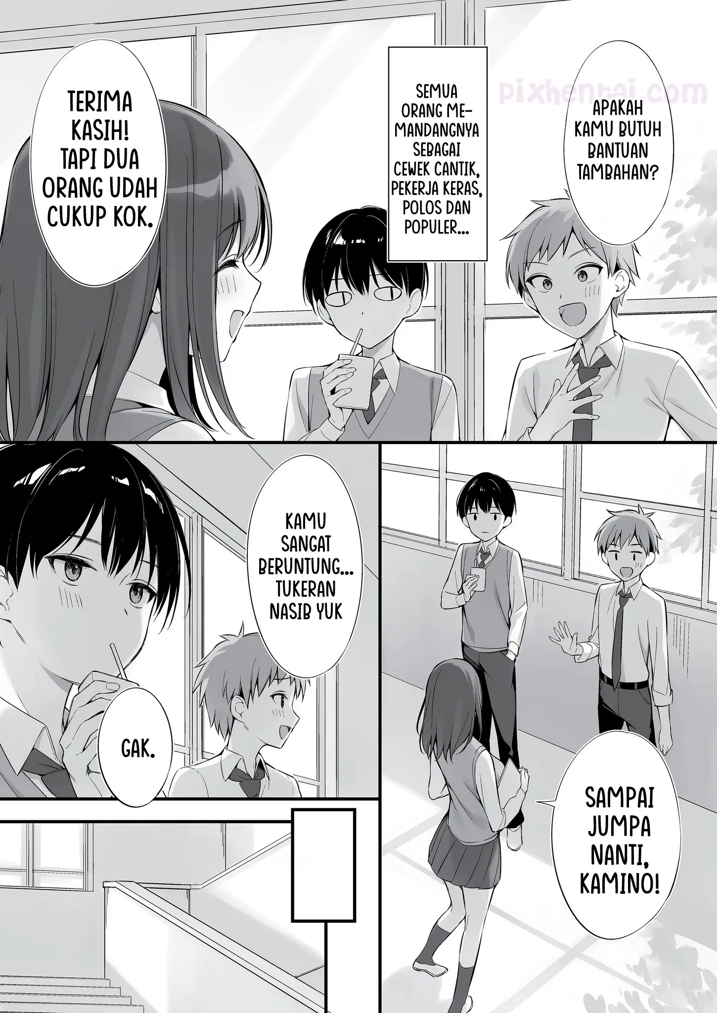 Komik hentai xxx manga sex bokep Class no Seiso na Iinchou to Yaritomo ni Natta Hanashi 6